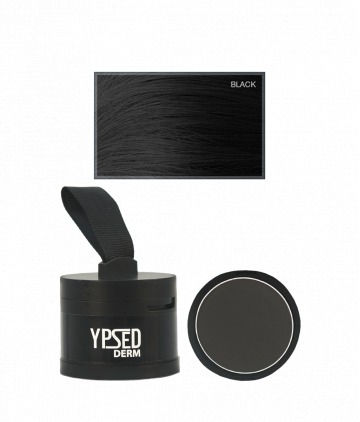 YpsedDerm Пудра-камуфляж для волос Black/черный 4г