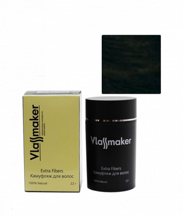 Камуфляж для волос VLASSMAKER 22 гр Black черный