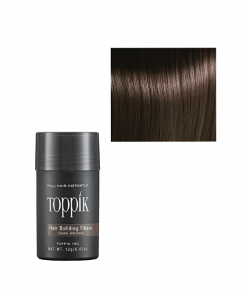 011021 Toppik Пудра-загуститель Toppik ЭКОНОМ Dark brown (темно-коричневый) 12гр