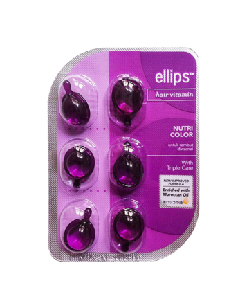Ellips витамины для волос, 6 капс фиолетовые