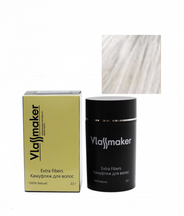 Камуфляж для волос VLASSMAKER 22 гр White белая седина