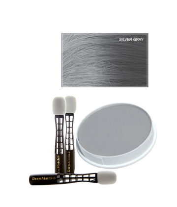 DermMatch пудра прессованная серебристо-серый 40 гр