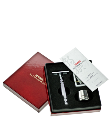 Feather Классическая бритва FEATHER AS-D2S с подставкой и 5 лезв