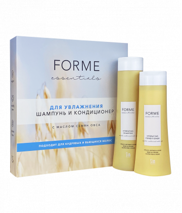 Подарочный набор Forme Essentials для увлажнения волос с маслом семян овса