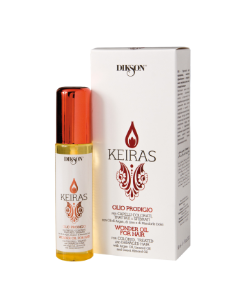 KEIRAS питательный комплекс с маслом Арганы, маслом Льна и маслом сладкого миндаля 60мл