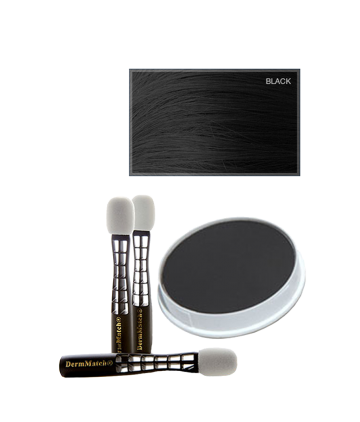 DermMatch пудра прессованная черный 40 гр