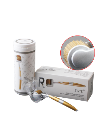 МТ (ZGTS) дермароллер черный MR100 титан иглы 1мм